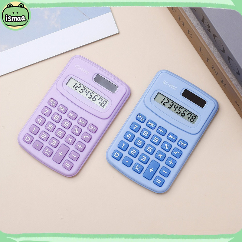 

Kalkulator Mini Warna Macaroon, 8 Digit Calculator Anti Keblur, Desain Lucu untuk Kantor & Sekolah, Tahan Lama & Akurat