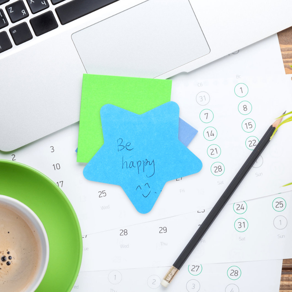 

16 Pcs Five-pointed Star Cute School Supplies Self Memo Pad Office Pads Notebooks Writing Tabs Label Shaped