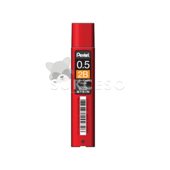 

Pentel Refill Pensil C275S 0.5mm Lead 2B Ain Stein Berkualitas Murah