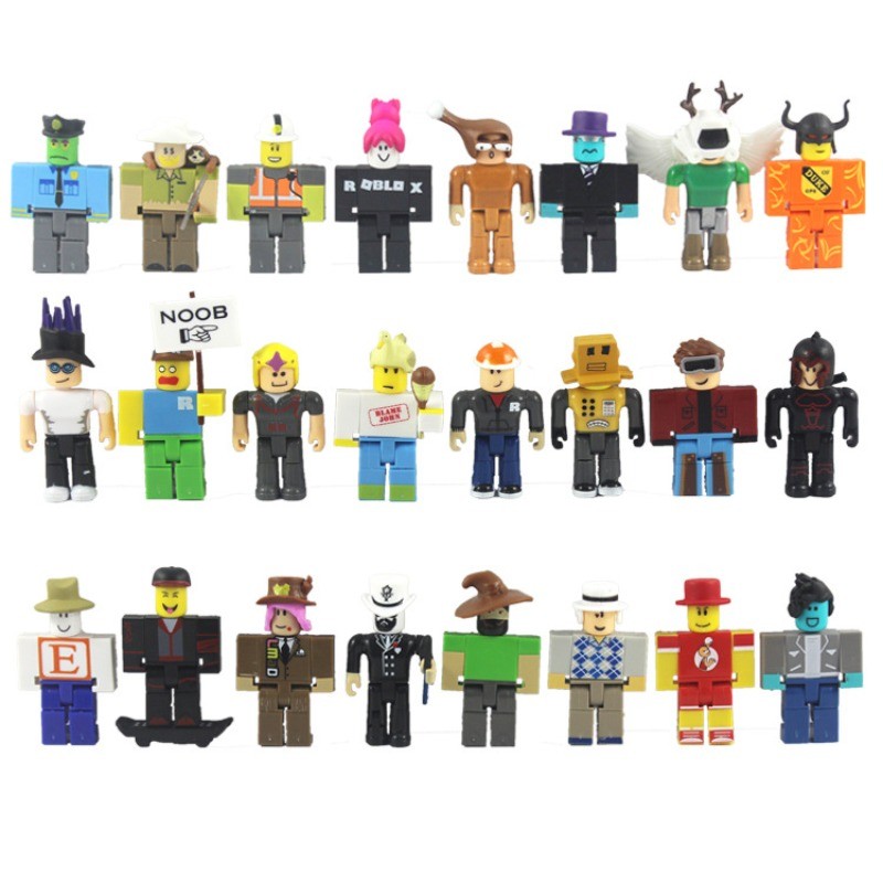 

24pcs Game Roblox Figurines Cartoon Peripheral Doll Children Toys Collection Birthday Gift