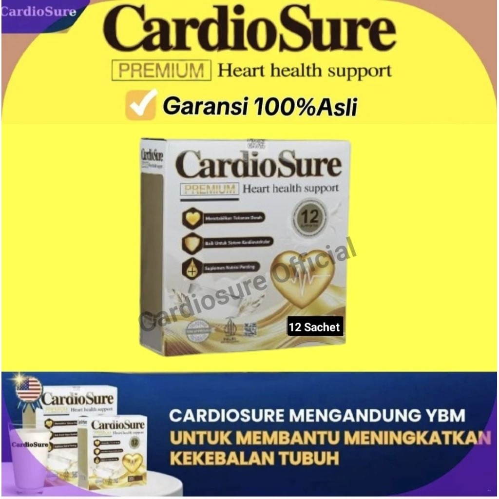 

Cardiosure ® official Atasi Hipertensi Kolestrol Asam Urat