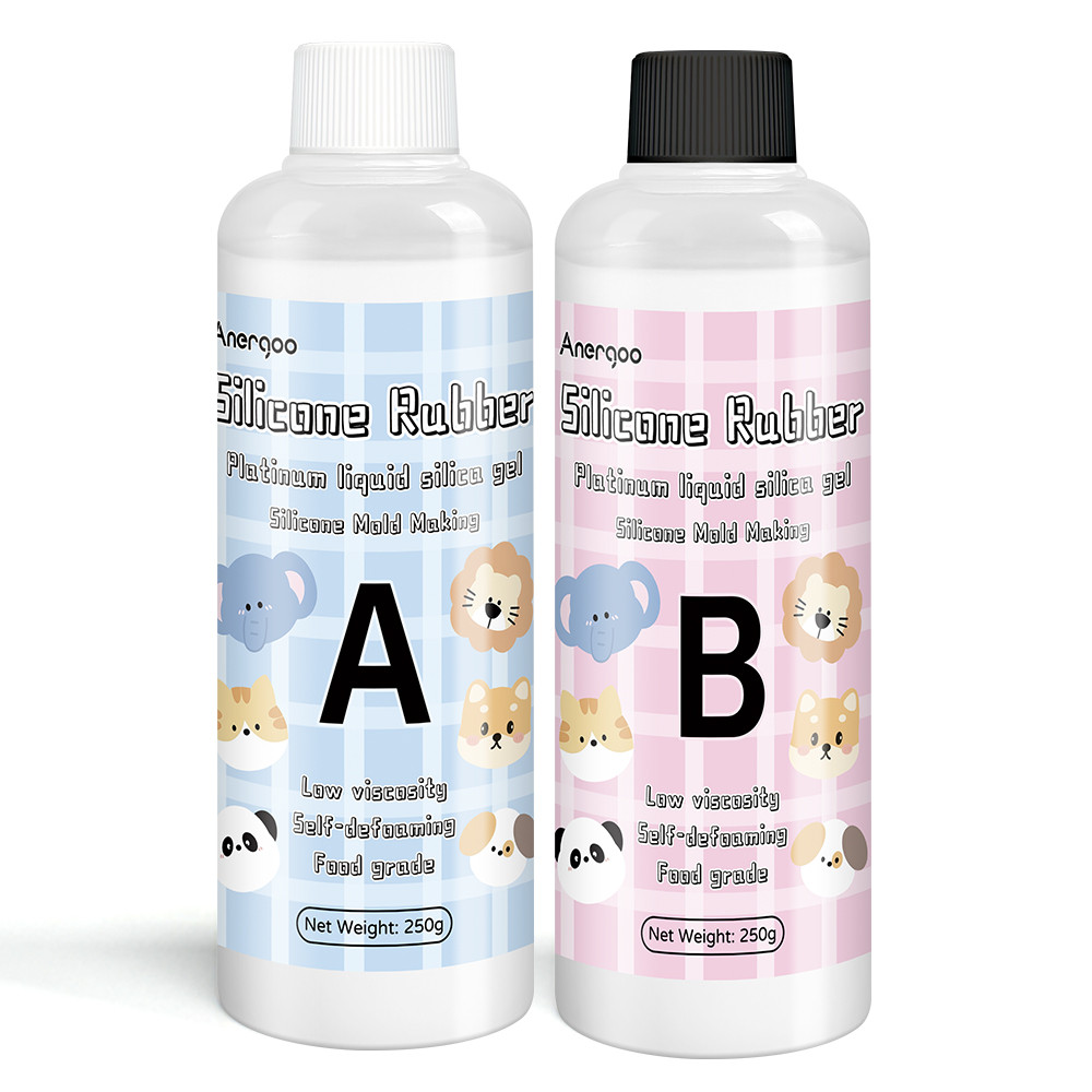 

Silicone Mold Making Kit-Translucent Silicone Rubber Non-Toxic Liquid Mold Making Silicone Molding Silicone-Ideal for 3D Molds