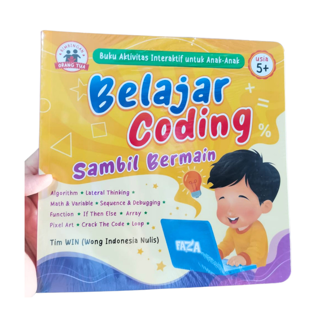 Buku Aktivitas Anak Belajar Coding Sambil Bermain | Buku Coding untuk PAUD TK