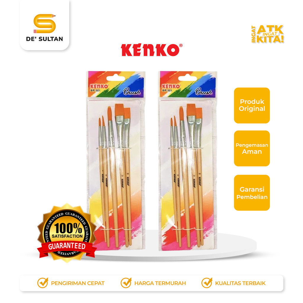 

KENKO KUAS LUKIS/ BRUSH BR-501 (1SET)