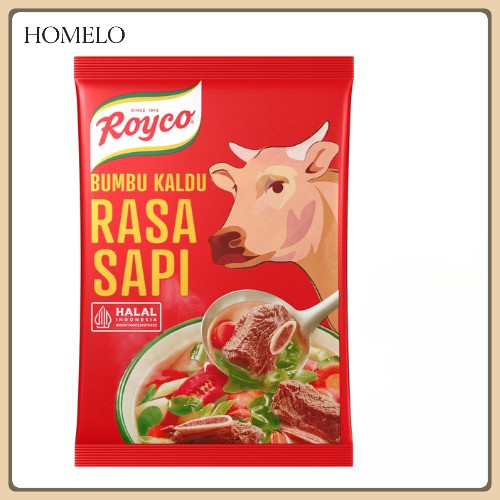 

(HOMELO) Royco Bumbu Kaldu Penyedap Rasa Sapi Beryodium 220g (Isi 24)