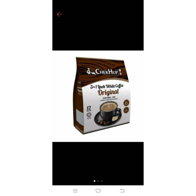 

Ipoh whitecoffee 3in1 12 sashet original