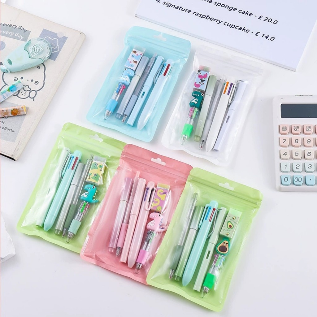 

Dinosaur/Christmas Stationery Set Cute Cartoon Back to School Stationery Set For Kids Girls Boys Classroom Teacher Prize Gifts