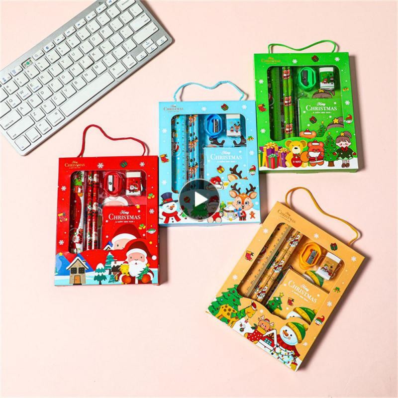 

Gifts Durable And Long Lasting The Perfect Christmas Gift Festive Complete Stationery Set Students Pencil Sharpener Christmas