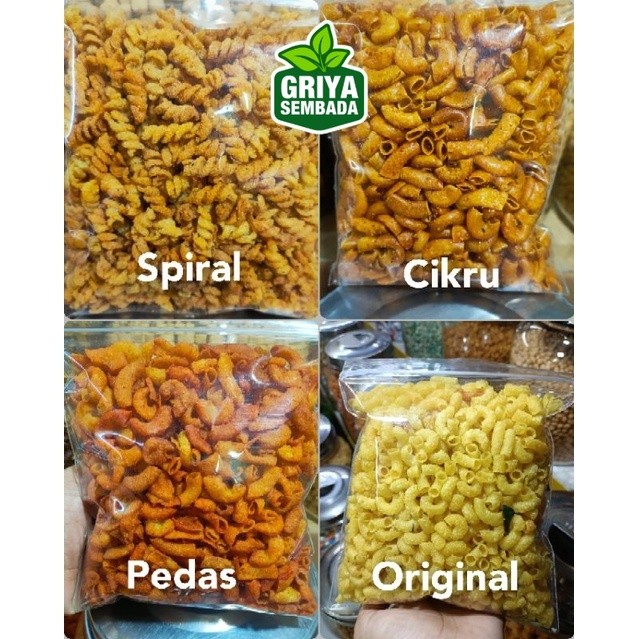 

MAKARONI BANTET ASIN PEDAS GURIH RENYAH 250 GRAM GRIYA SEMBADA