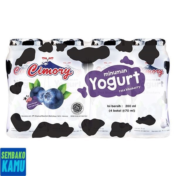 

Cimory Drink Yogurt Botol Blueberry 4 pcs x 70ml