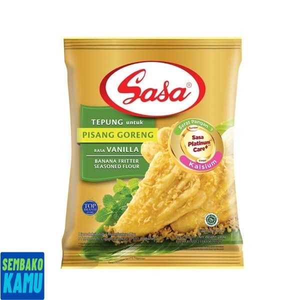 

Sasa Tepung Pisang Goreng Vanila 225 gr