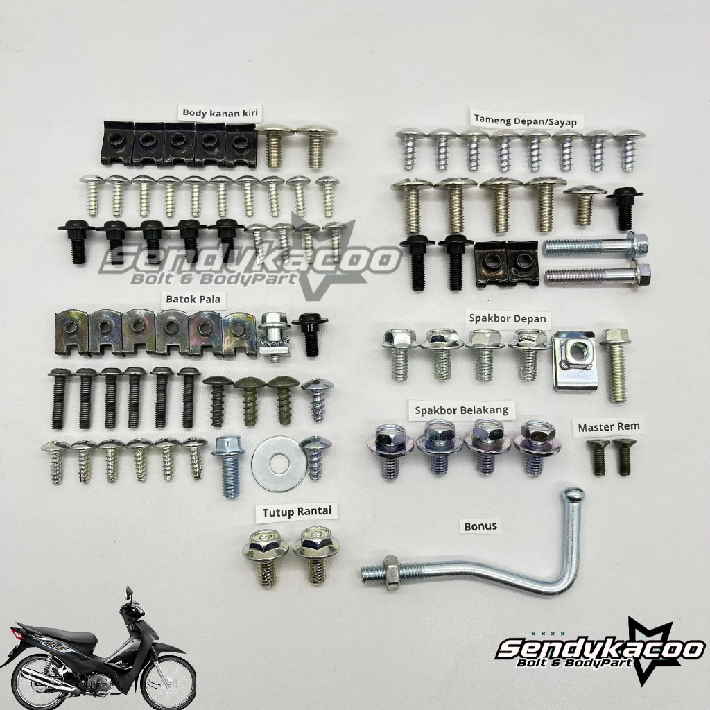 Baut Supra Fit New Full Set / Baut Body Supra Fit New Full Body