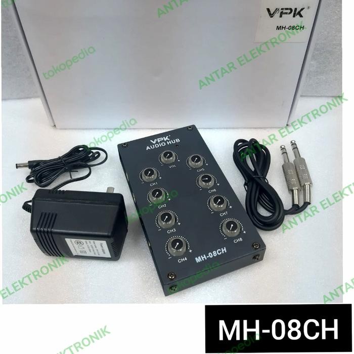 Spliter audio mic audio hub Microphone VPK MH08 8 chanel original