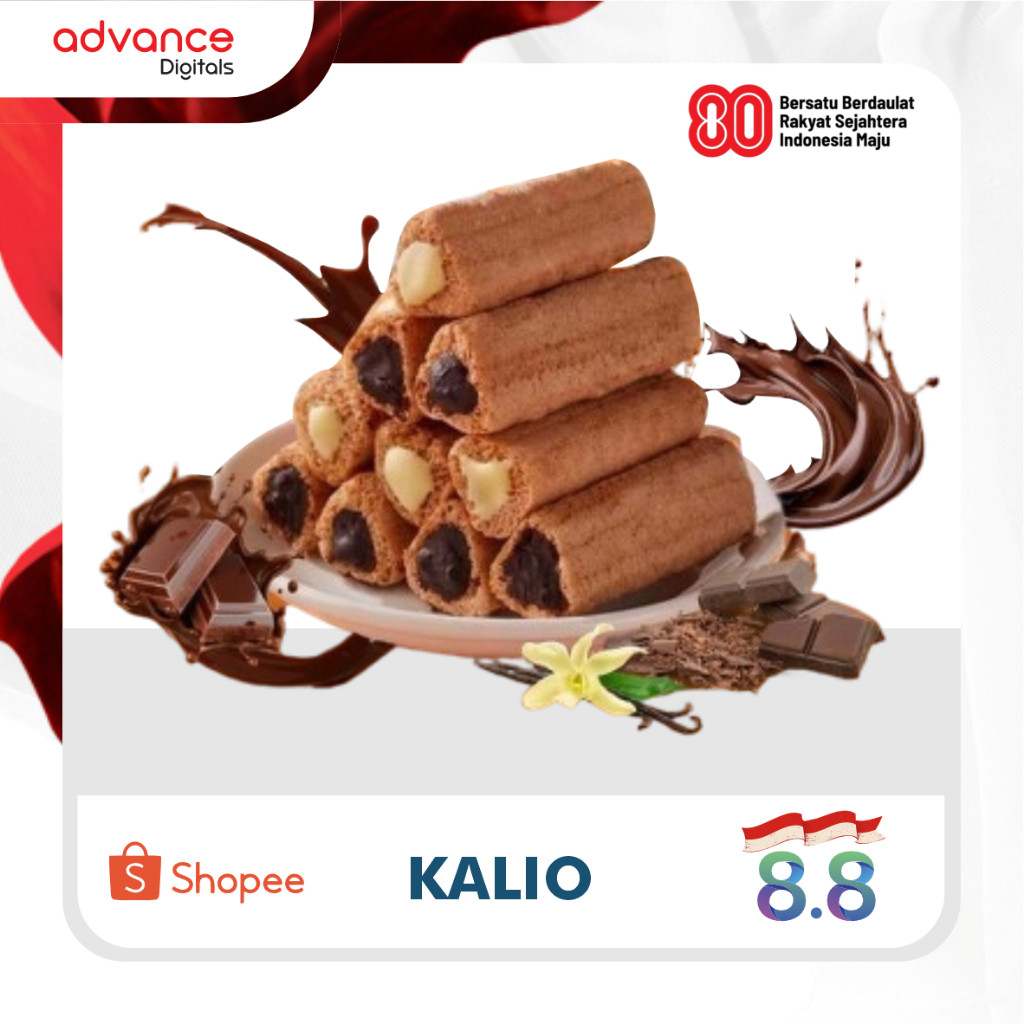 Wafer KALIO / Snack Biskuit Coklat kalio Taiko stick/snack rasasusu/camilan cokelat/jajanan murah/ca