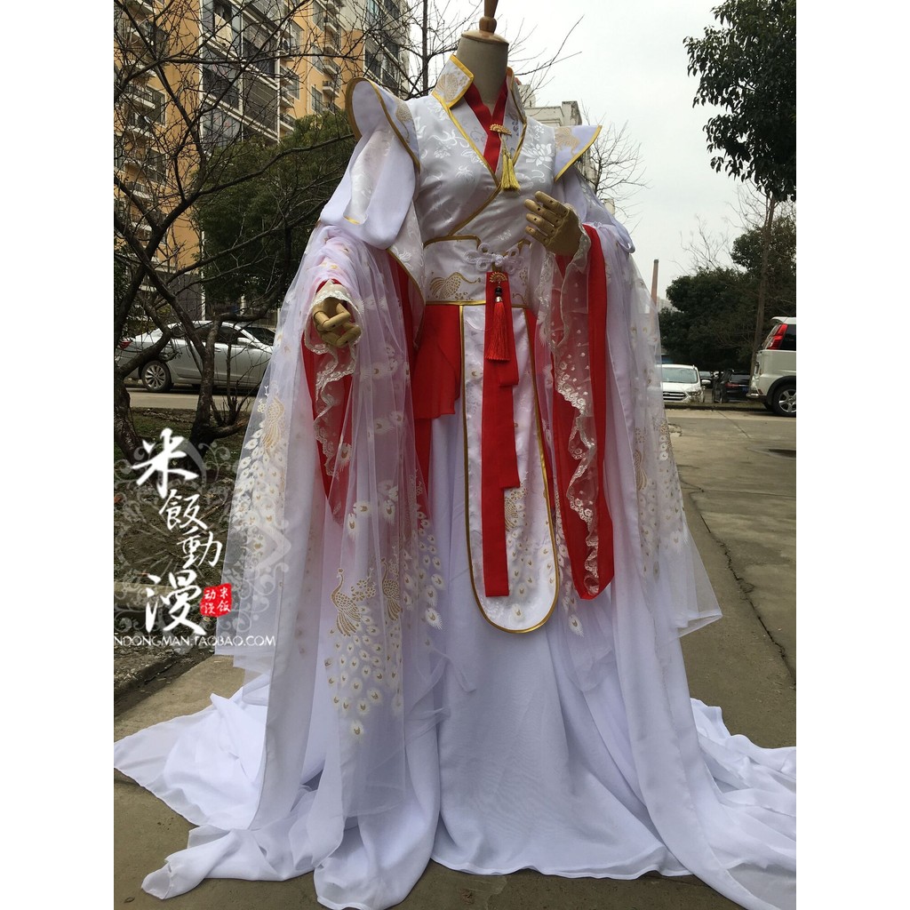 Heavenly Officials Bless Prince Yue Shen Cos Clothing Xie Lian Cosplay Red White Style Ancient Cospl