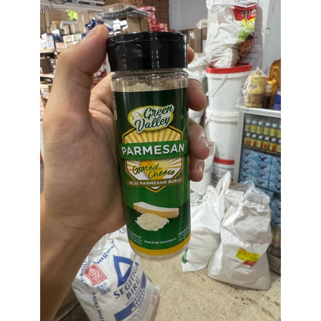 

Parmesan Grated Green Valley / Parmesan Bubuk - 80 Gram
