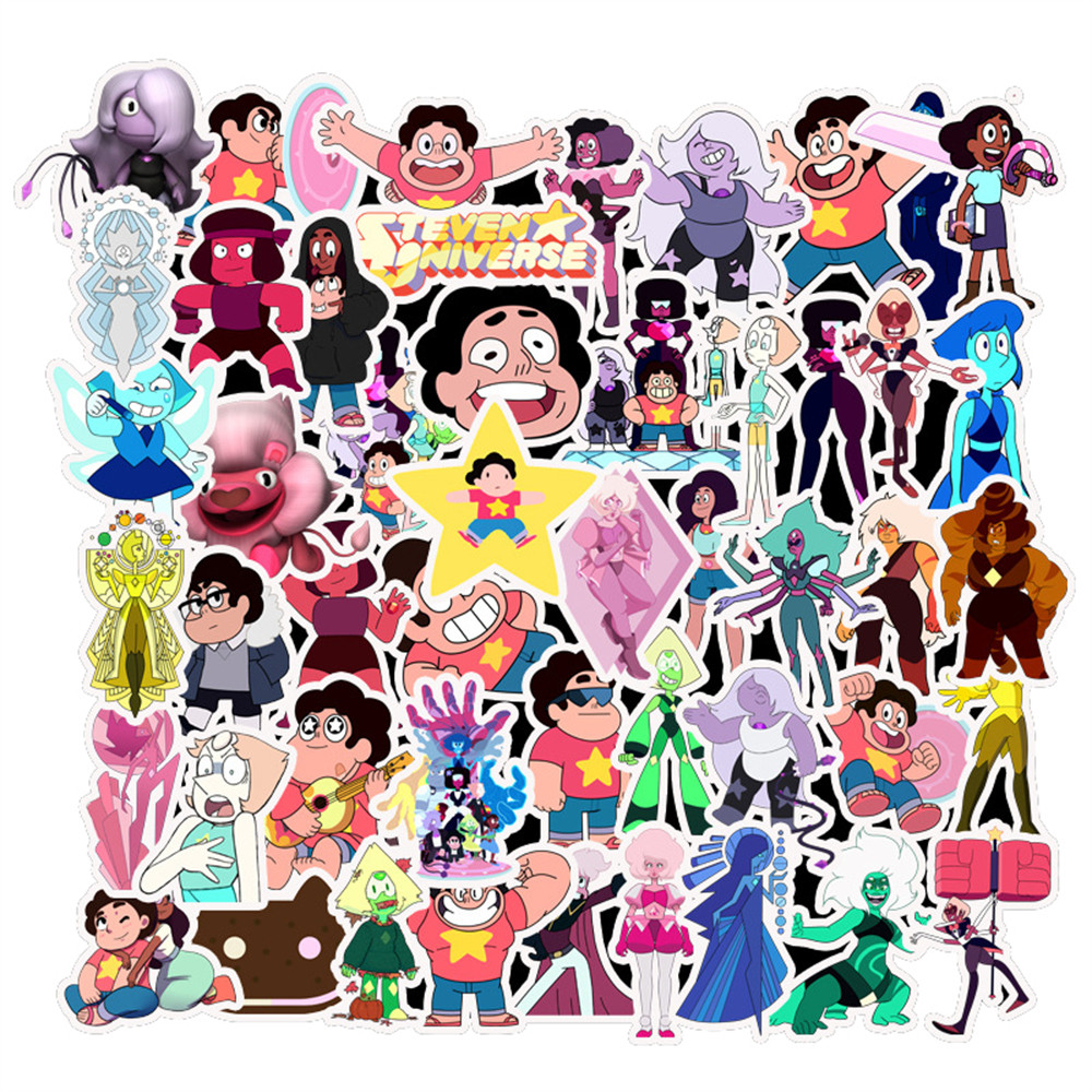 

50Pcs Cartoon Steven Universe Stickers DIY Motorcycle Travel Luggage Guitar Skateboard Decals Sticker for Kid Toys Gift