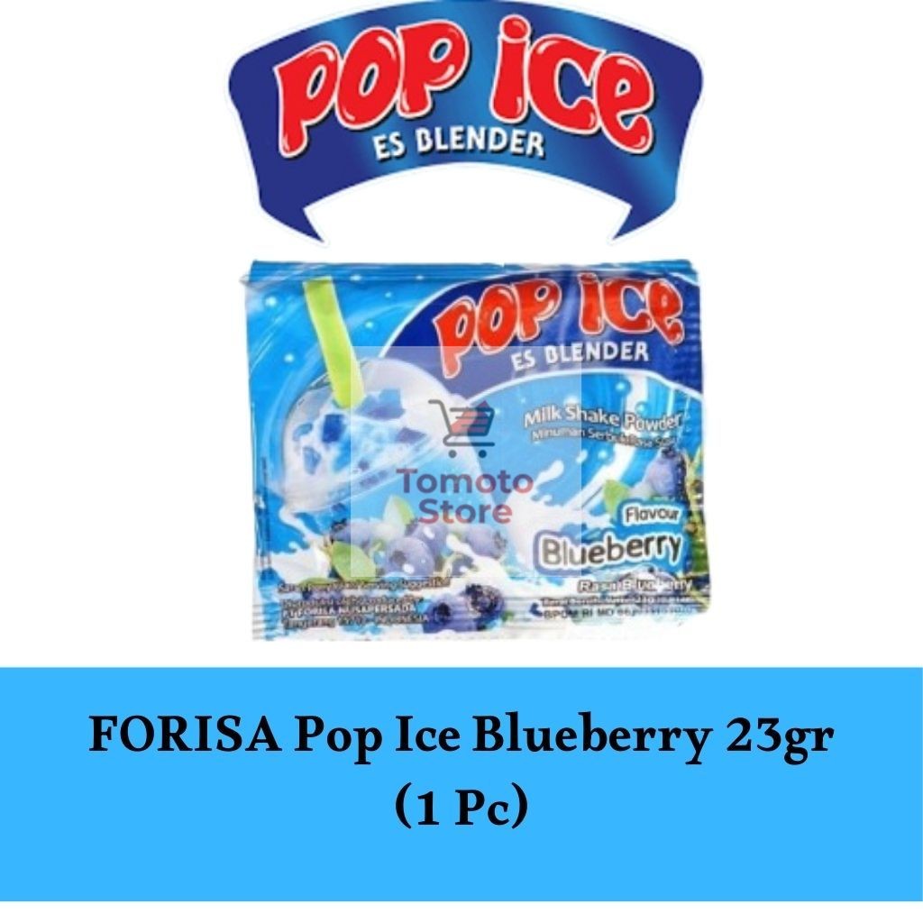 

✨ TOMOTOSTORE ✨ FORISA Pop Ice Blender Reguler 23 gr - Blueberry