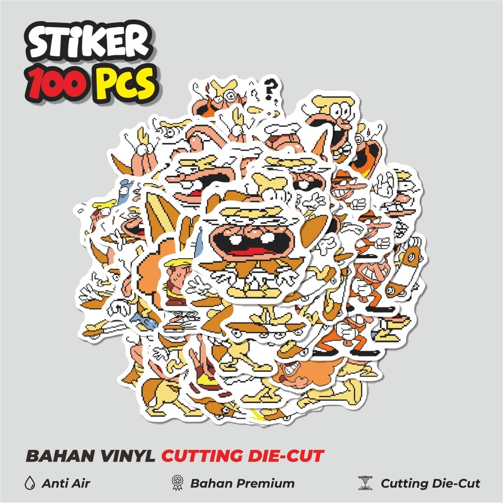 

Terbaru! 50 pcs Stiker Pizza Tower V3 Dekorasi Lucu Kreatif untuk Notebook, Skateboard, HP