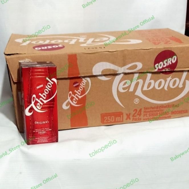 

Teh Botol Sosro Teh Melati Kemasan Kotak Per Dus ( 24 x 250ml ) Original / Less Sugar