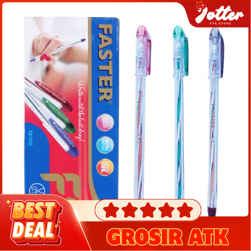 

Bolpen Faster F3 Hitam - @12PCS DJ