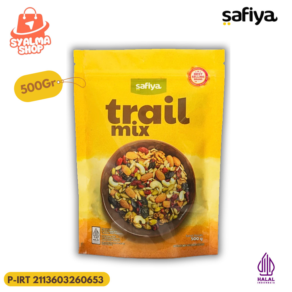 

Safiya Trail Mix Original 500 Gram Dried Fruit Roasted