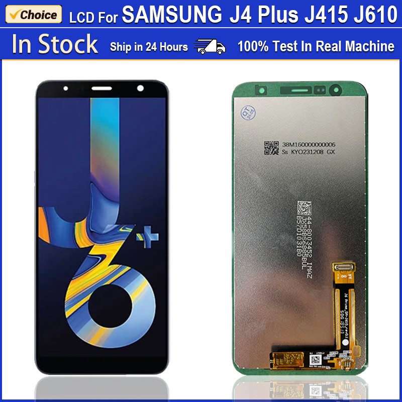 For Samsung J610 LCD Touch Screen Digitizer Assembly For Samsung J4 Core J4+ 2018 J4 Plus J415 J415F