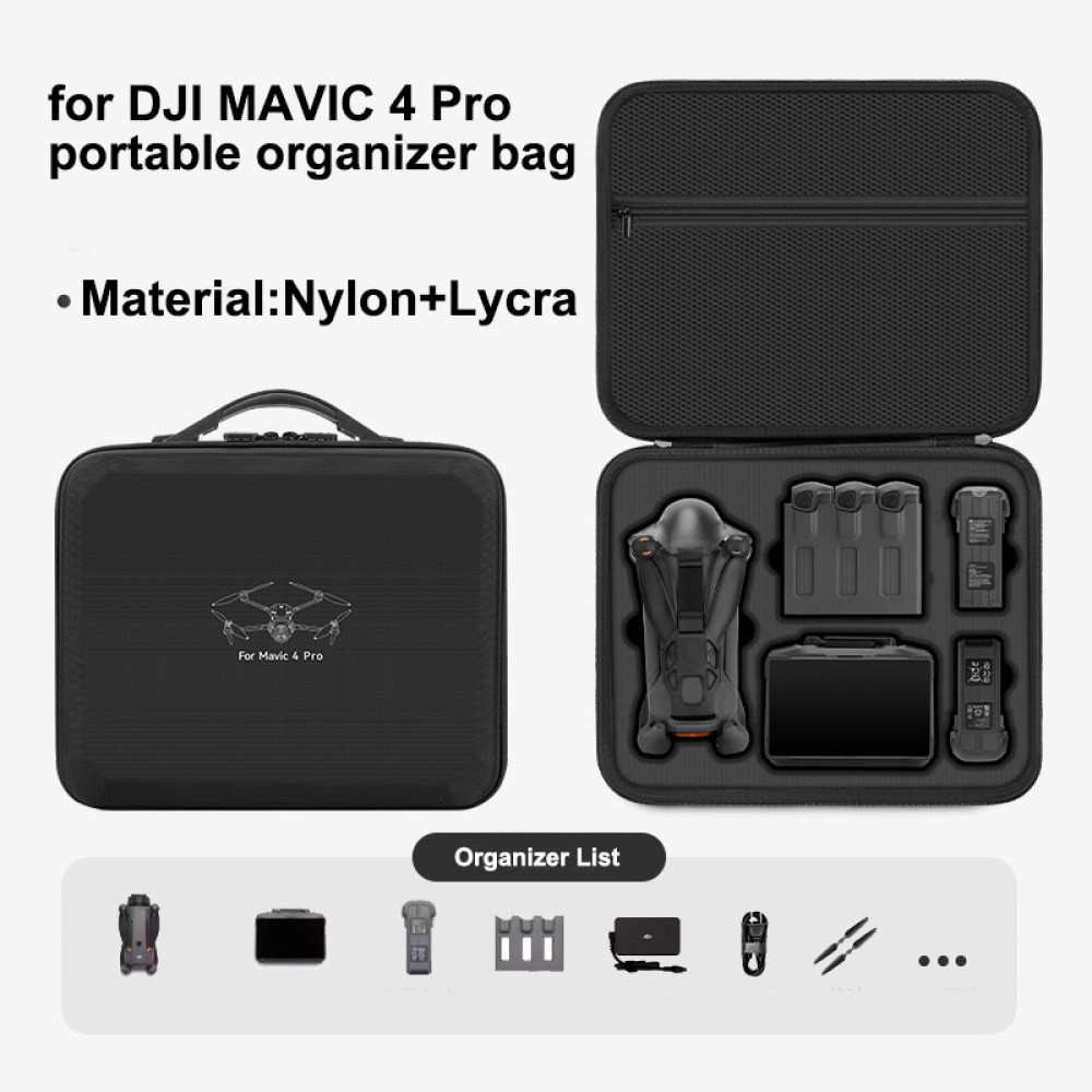Portable storage Bag for DJI Mavic 4 Pro Fly More Combo RC 2 RC Pro2 Remote Controller Case for DJI 