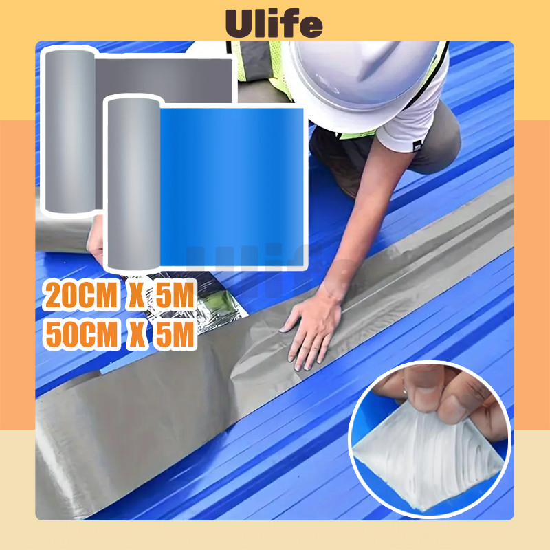 Waterproof Tape Lakban aluminium Anti Bocor Aluminium Foil Butyl Rubber Waterproof Tape Lakban Lakba