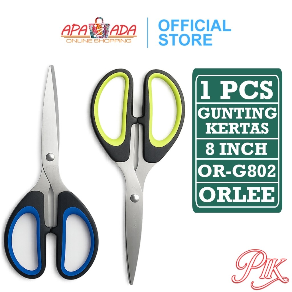 

Gunting Stainless Steel 8 Inch / Gunting Kertas Kain Serbaguna OR-G802