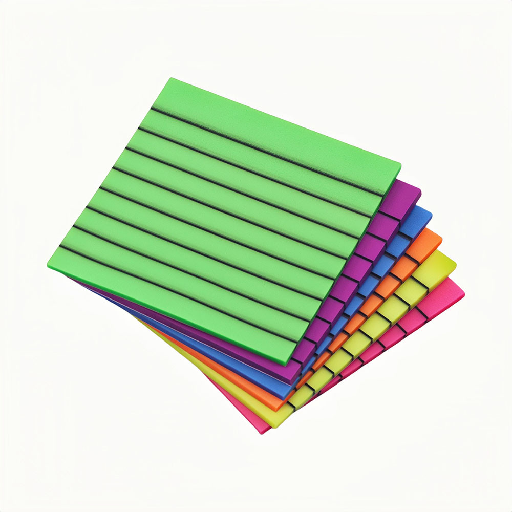 

6 Books, Pet Sticky Notes, 7.6cm Long, Blue, Green, Purple, Pink, Yellow and Orange, Strong Durability, Not Easy to Tear, Waterp