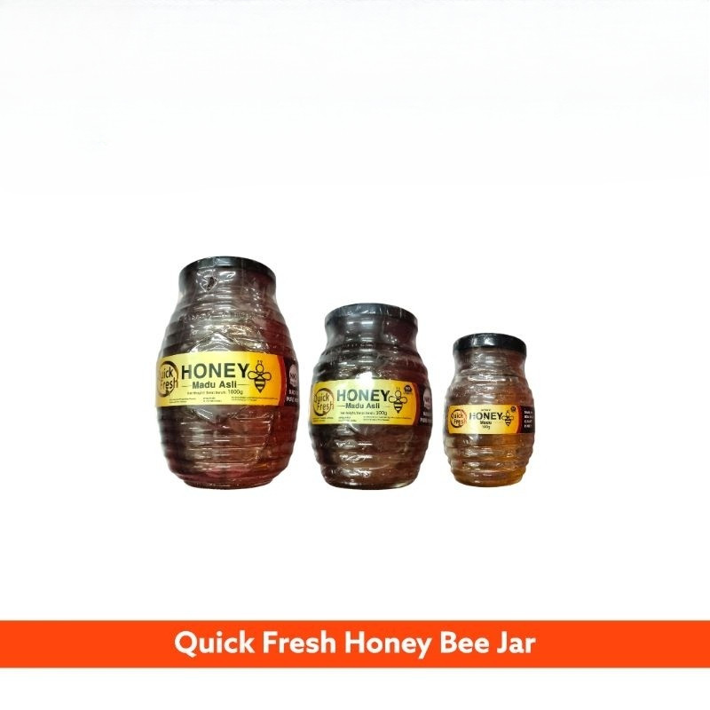 

Quick Fresh Honey Bee Jar 1kg, 500gr, 100gr
