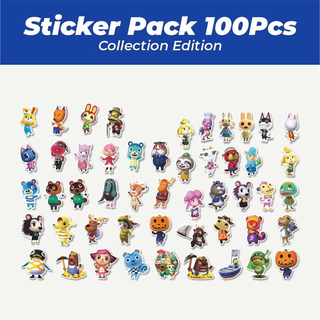 

Hot Stiker Game Animal Crossing Nintendo Char Mix 3 Lucu Anti Air Stikers Berperekat Waterproof Sticker Decal Buat Motor Helm Buku Journal Koper Casing HP Laptop Botol Minum