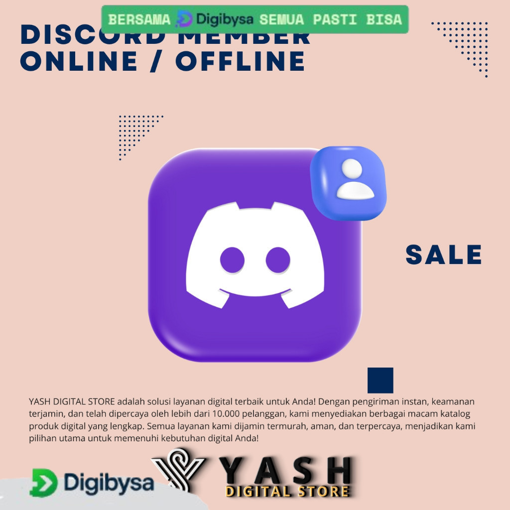 JASA TAMBAH MEMBER DISCORD FULL GARANSI HIGH QUALITY PAKE AVATAR DAN BADGE NITRO/HYPESQUAD/SERVERBOO