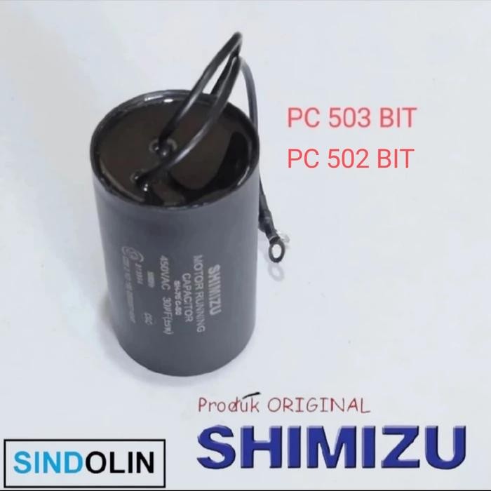 Kapasitor pompa air SHIMIZU PC503BIT / PC 503 BIT , 30 uf