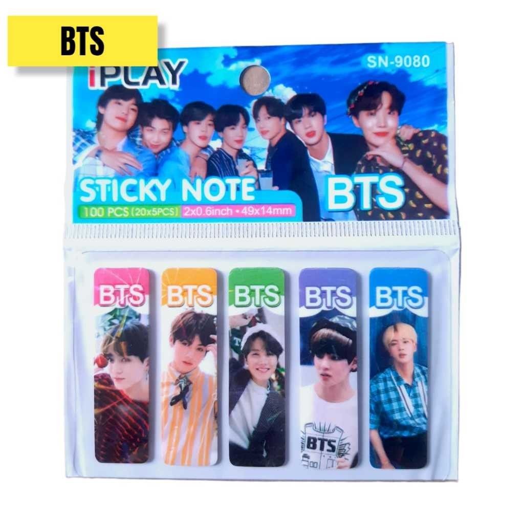 

PEMBATAS STICKY NOTE / PEMBATAS BUKU / PEMBATAS BUKU KARAKTER / PEMBATAS BUKU BTS / VIRAL