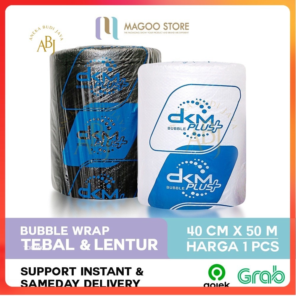 

BUBBLE WRAP 40CM X 50M PREMIUM TEBAL DELKOMAS DKM PLUS TERMURAH SATUAN