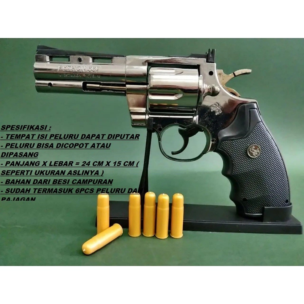Gratis Ongkir  KOREK API MODEL PIST0L COLT PHYTON 357 UKURAN BESAR