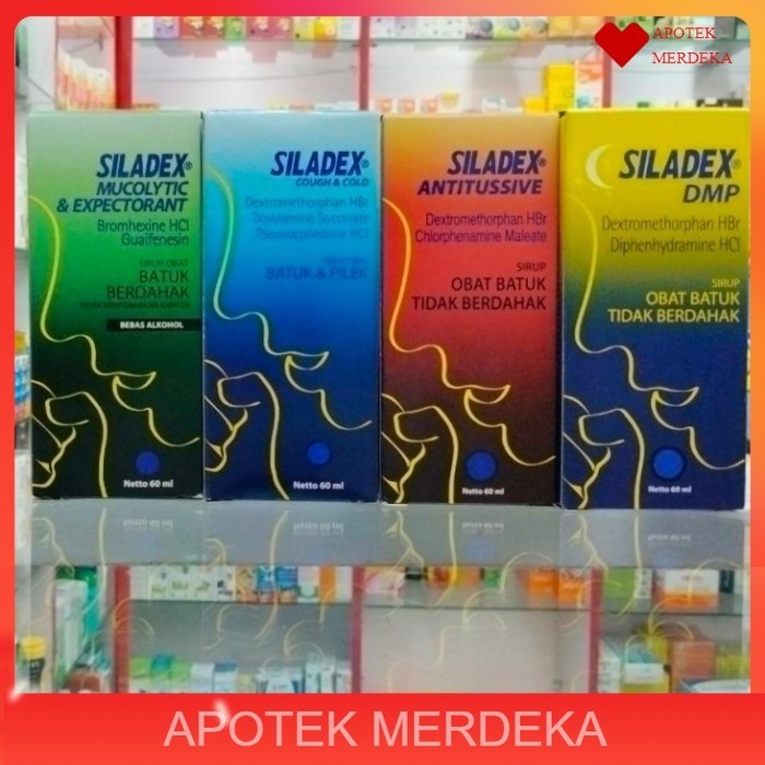 Siladex Obat Batuk 60 mL / siladex batuk kering / dahak / flu / pilek