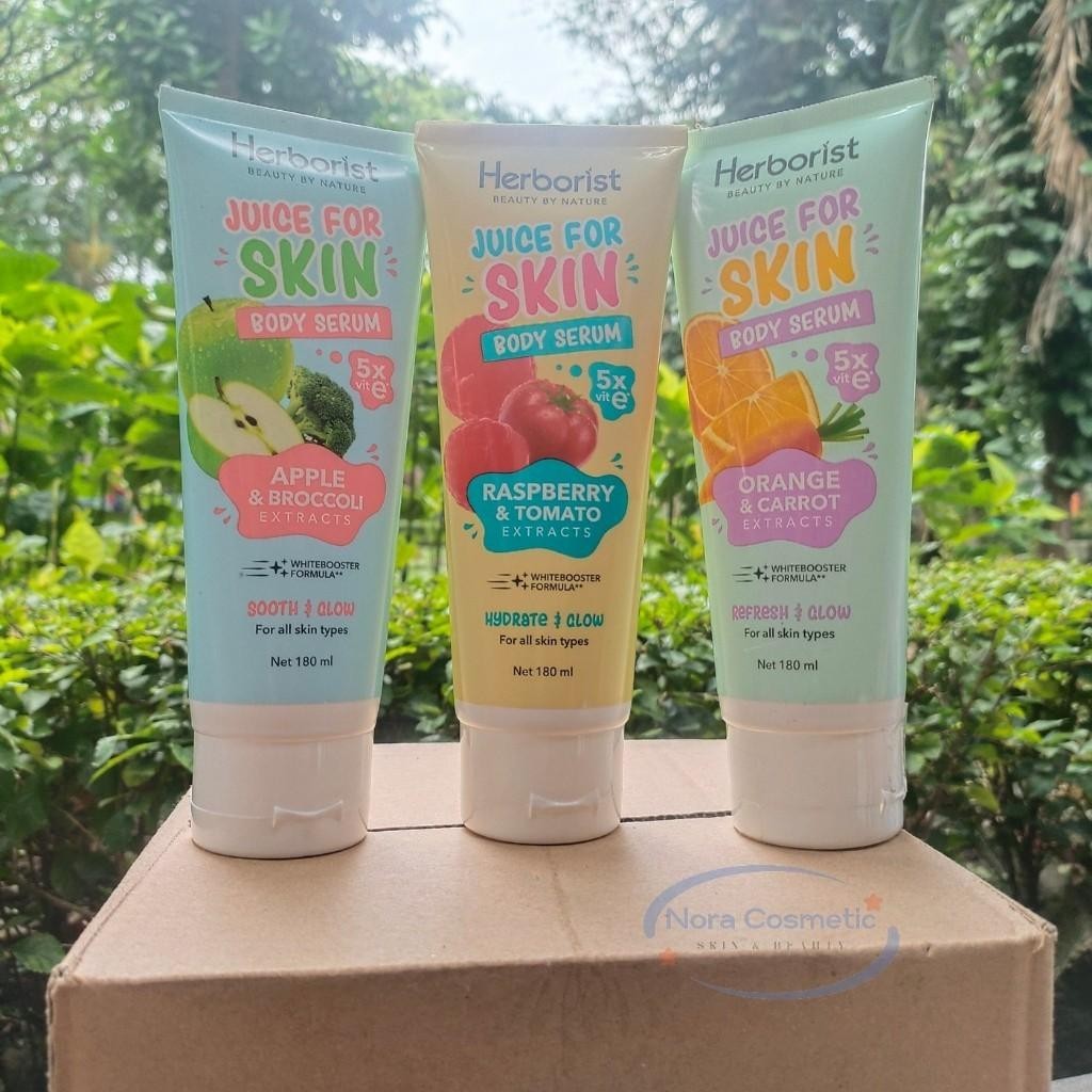 PROMO Herborist 3 Paket/Pcs Herborist Body Serum Herborist Juice For Skin Body Serum Raspberry & Tom
