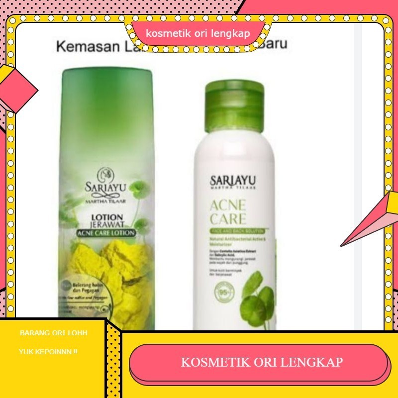 lotion jerawat sariayu  | LOTON ACNE SARIAYU 