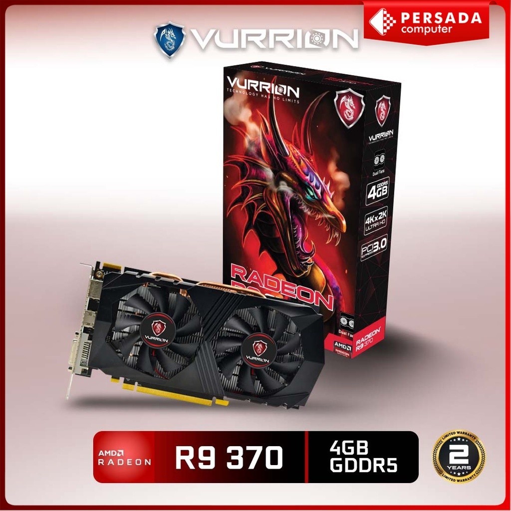 VGA VURRION R9 370 4GB DDR5 256BIT GAMING VGA ORI