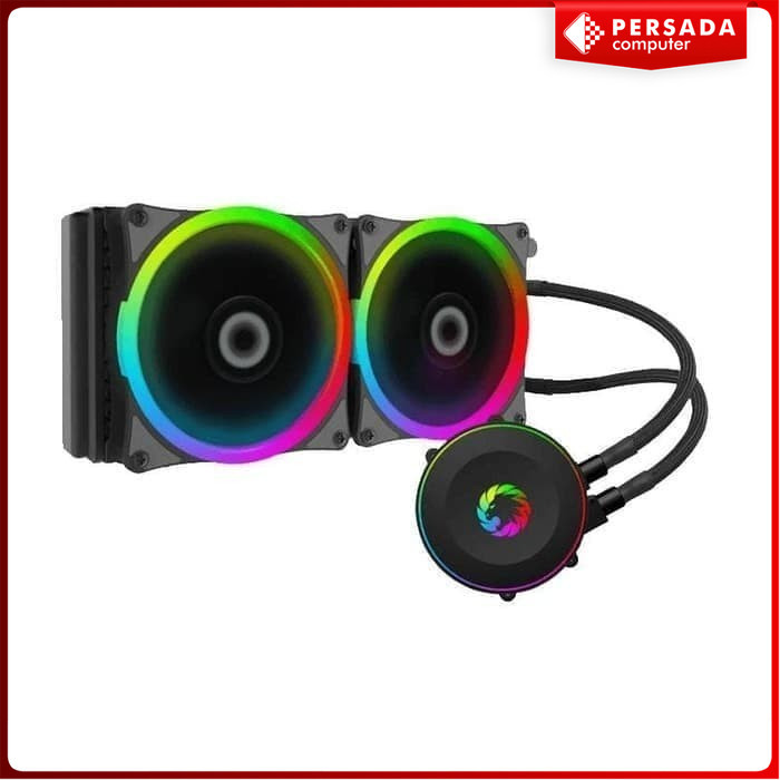 GAMEMAX ICEBERG 240 RAINBOW ARGB All in One Liquid Cooler - Aura Sync