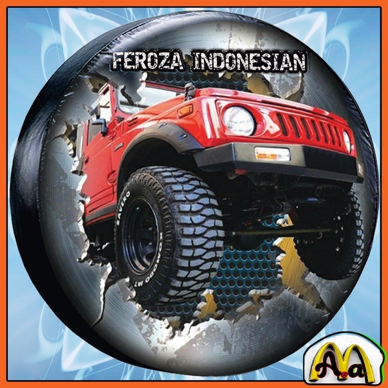 Coverroda/Penutup Roda Cadangan Daihatsu Feroza 03 Eksterior Mobil Feroza Aksesoris Mobil Feroza