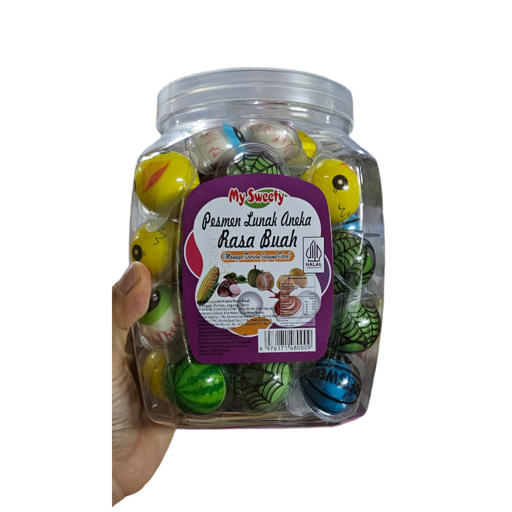 

My Sweet Permen Lunak Bola Mata isi 50 pcs (MATA BESAR)