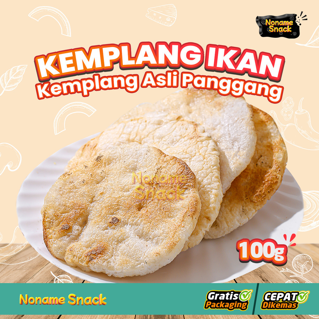 

NoName snack - Kemplang Ikan Panggang 100gr