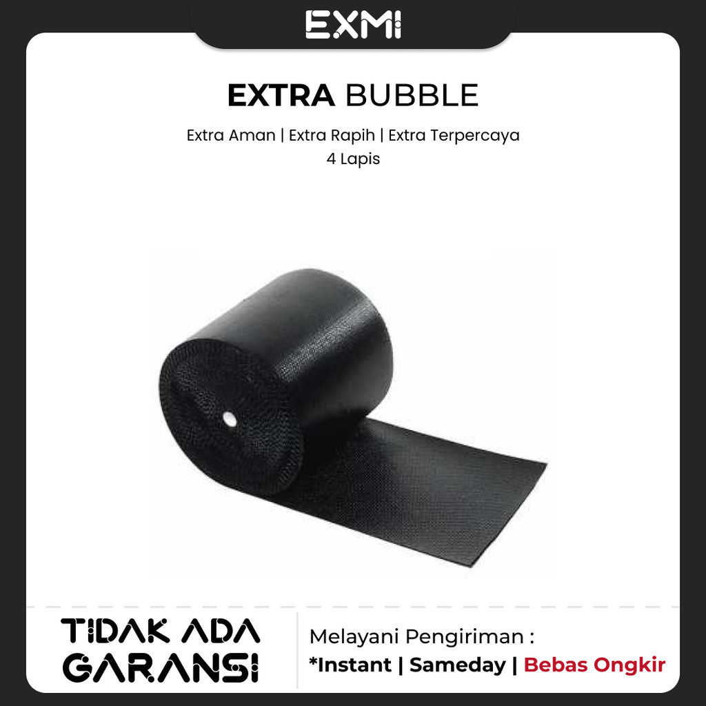 

Mitimes Bubble Wrap Extra Tambahan Packing Aman 4 Lapis