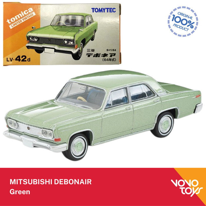 A2158 Tomica Limited Vintage TLV-42d Mitsubishi Debonair Green