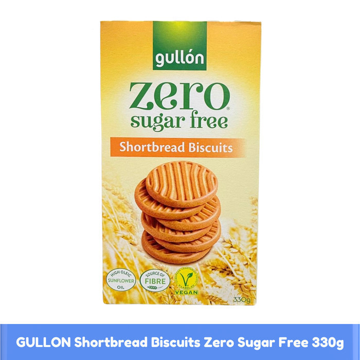 

GULLON Shortbread Biscuits Zero Sugar Free 330gr - Gulon Biskuit Shortbread