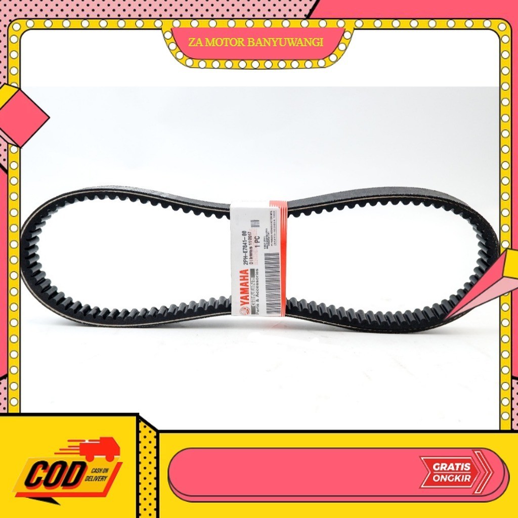 vanbelt mio m3 125 ori - vanbelt mio m3 125 ori lokal - vbelt Soul GT 125 - panbel Mio Z 2PH
